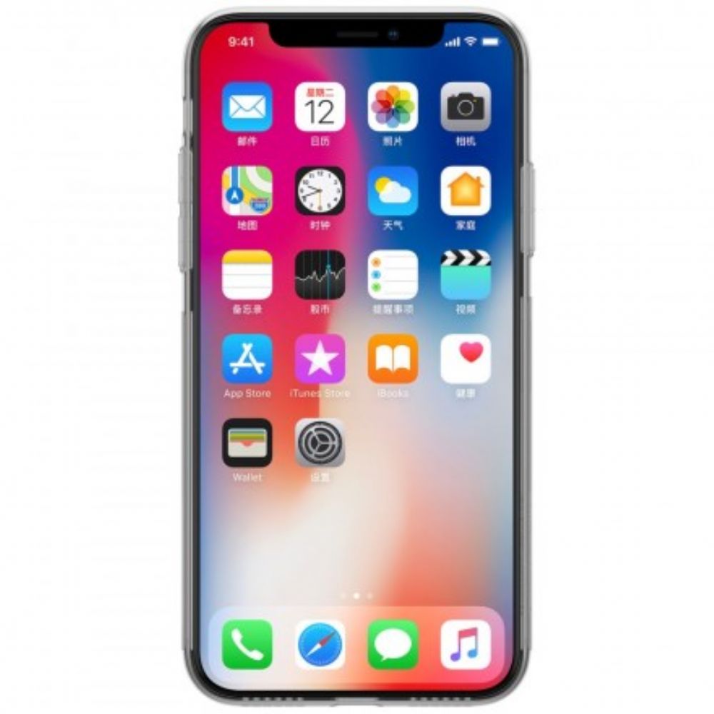 Hülle Für iPhone X / XS Durchsichtiger Nillkin