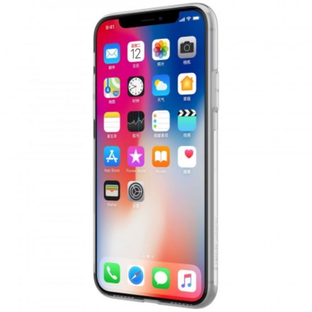 Hülle Für iPhone X / XS Durchsichtiger Nillkin