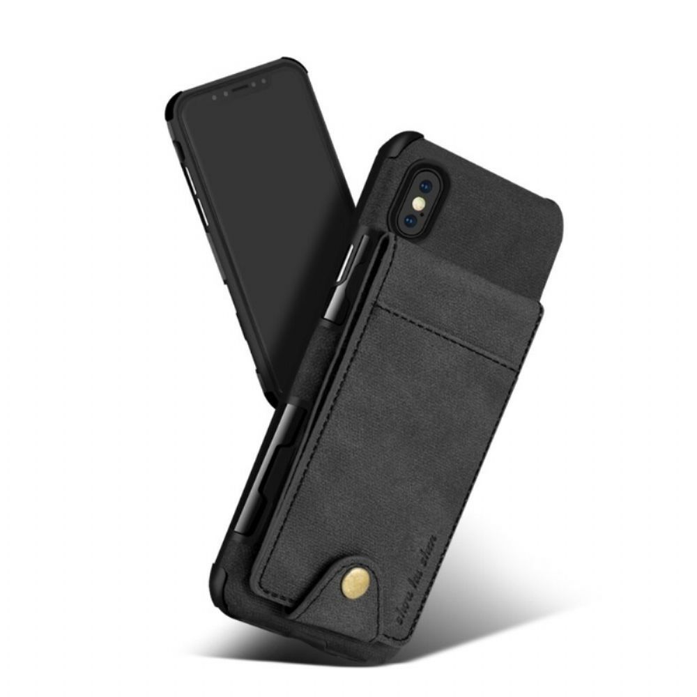 Hülle Für iPhone X / XS Flip Case Klappkartenhalter