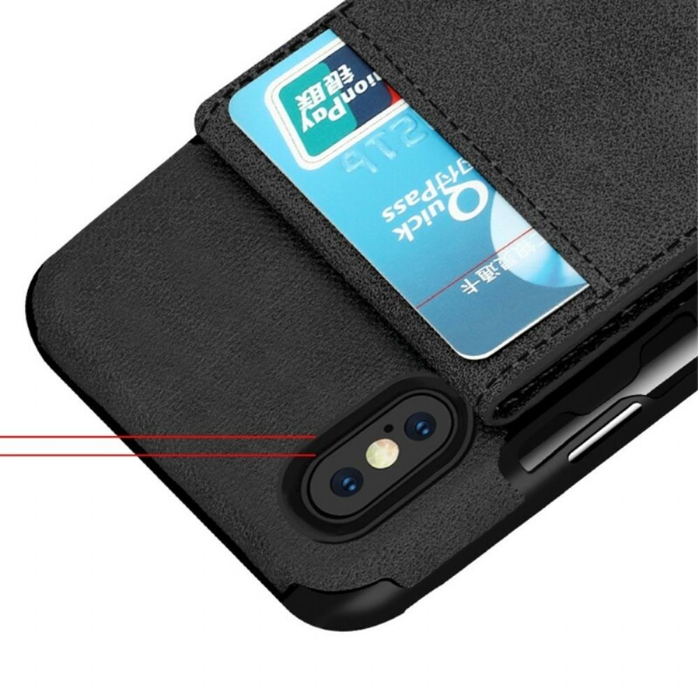 Hülle Für iPhone X / XS Flip Case Klappkartenhalter