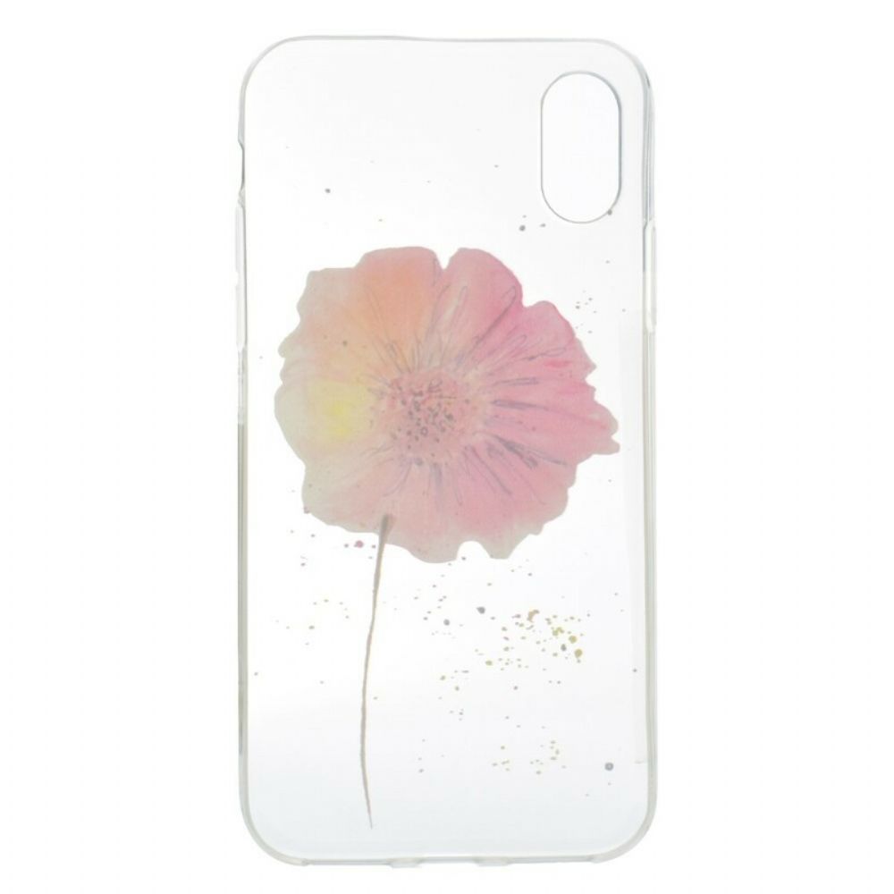 Hülle Für iPhone X / XS Nahtloses Aquarell-blumenmuster