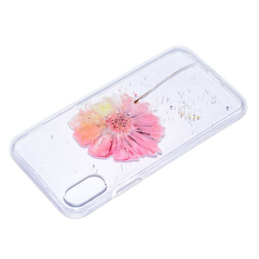 Hülle Für iPhone X / XS Nahtloses Aquarell-blumenmuster