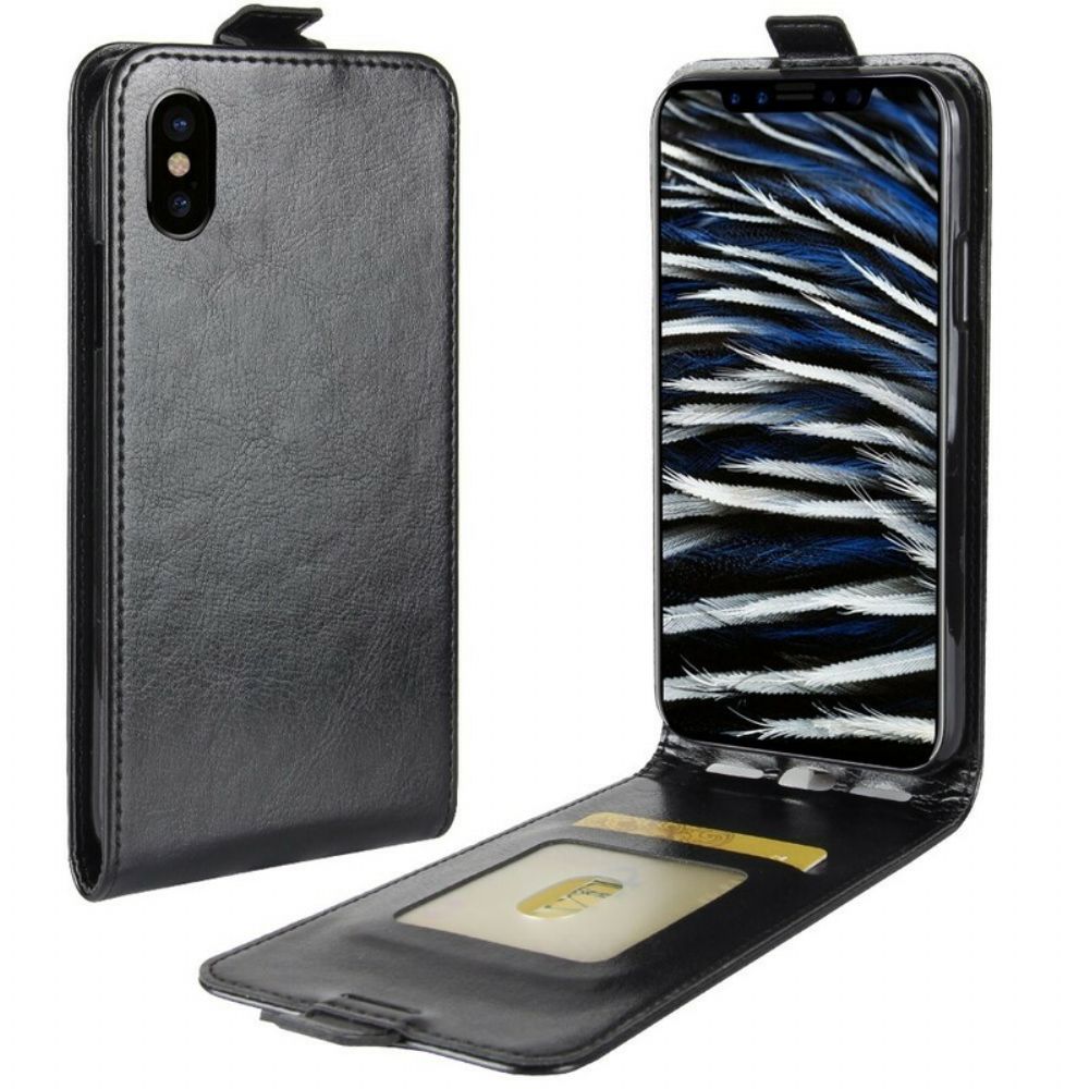 Lederhüllen Für iPhone X / XS Flip Case Klappbar