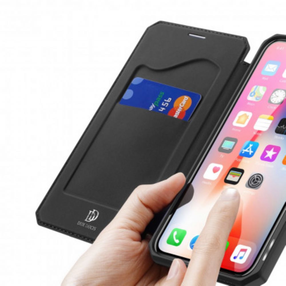 Schutzhülle Für iPhone X / XS Flip Case Skin X-serie Dux Ducis