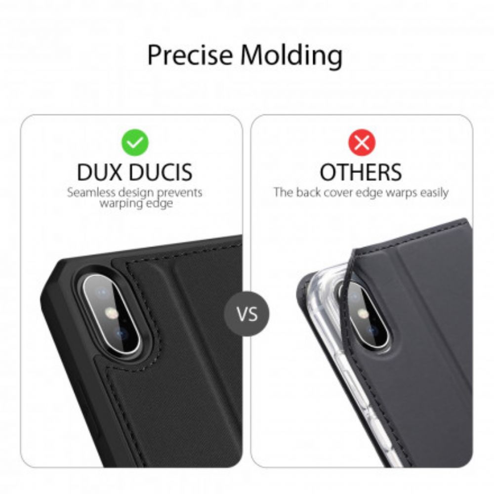 Schutzhülle Für iPhone X / XS Flip Case Skin X-serie Dux Ducis