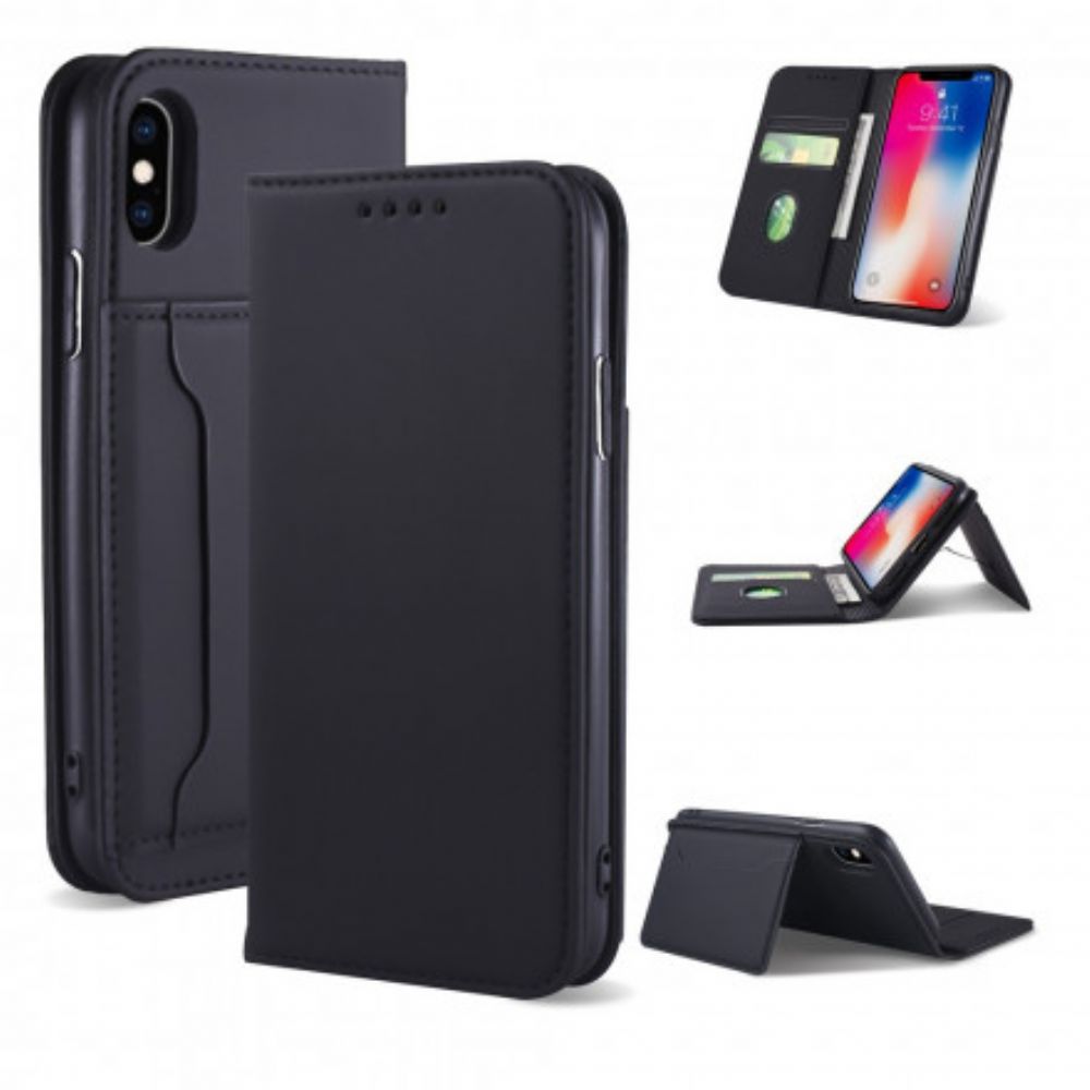 Schutzhülle Für iPhone X / XS Flip Case Stützkartenhalter