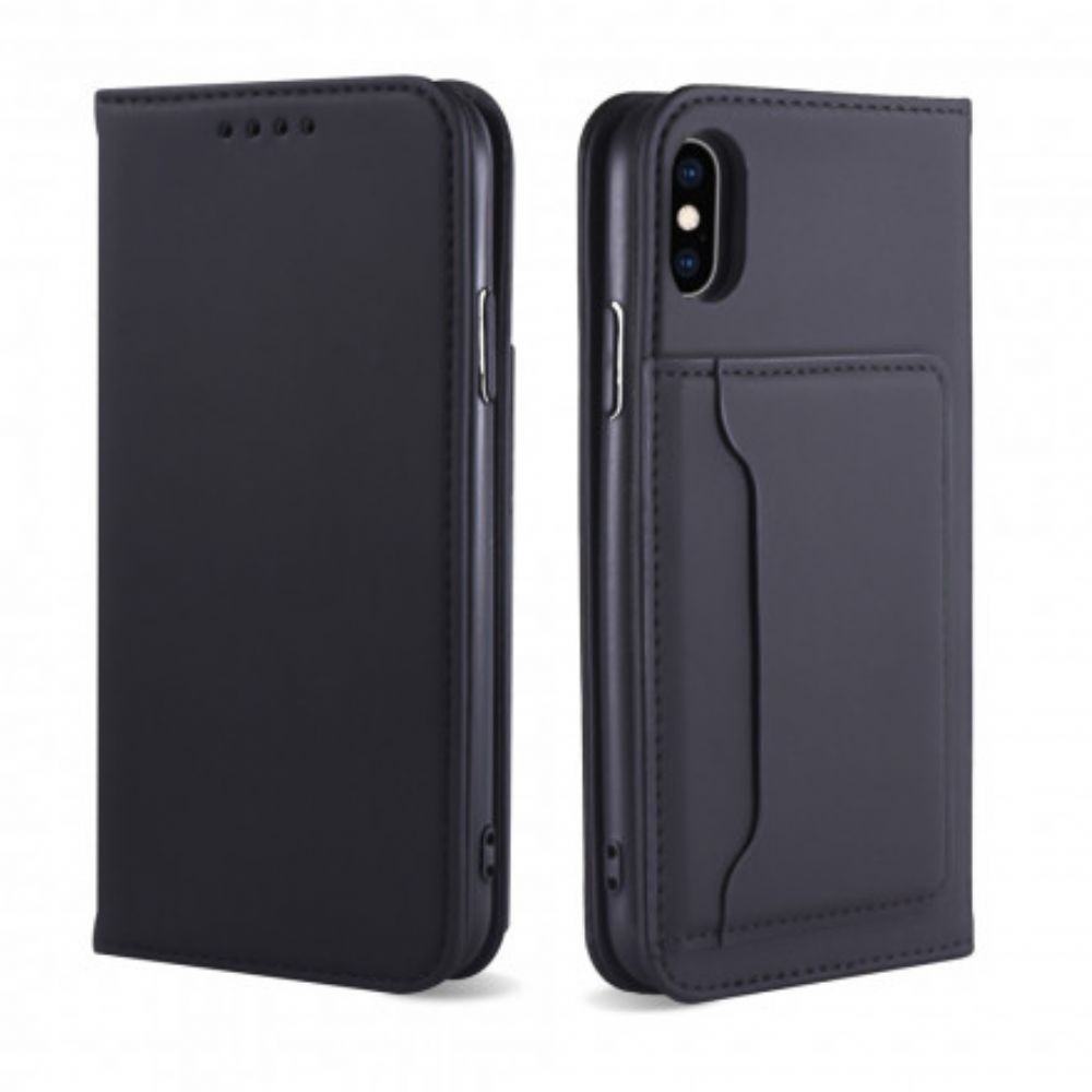 Schutzhülle Für iPhone X / XS Flip Case Stützkartenhalter