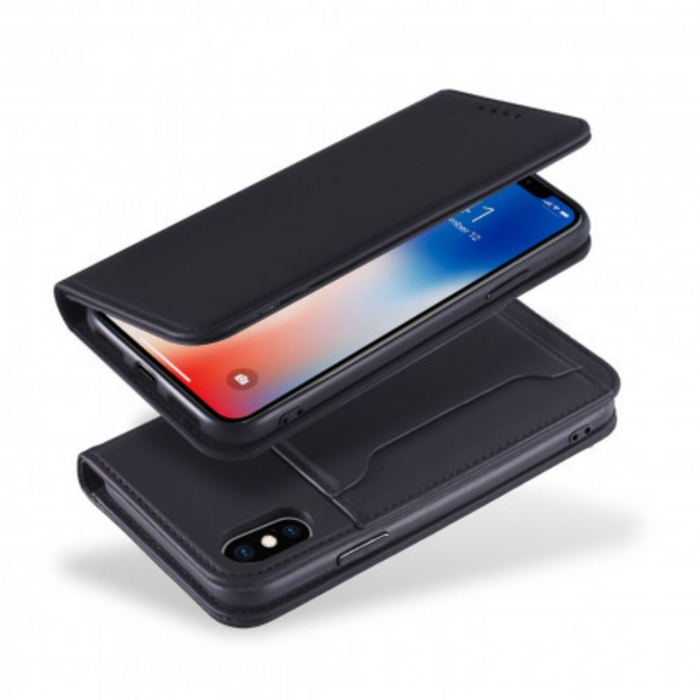 Schutzhülle Für iPhone X / XS Flip Case Stützkartenhalter