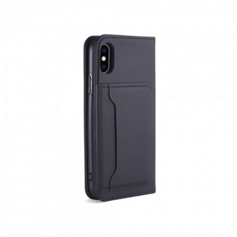 Schutzhülle Für iPhone X / XS Flip Case Stützkartenhalter