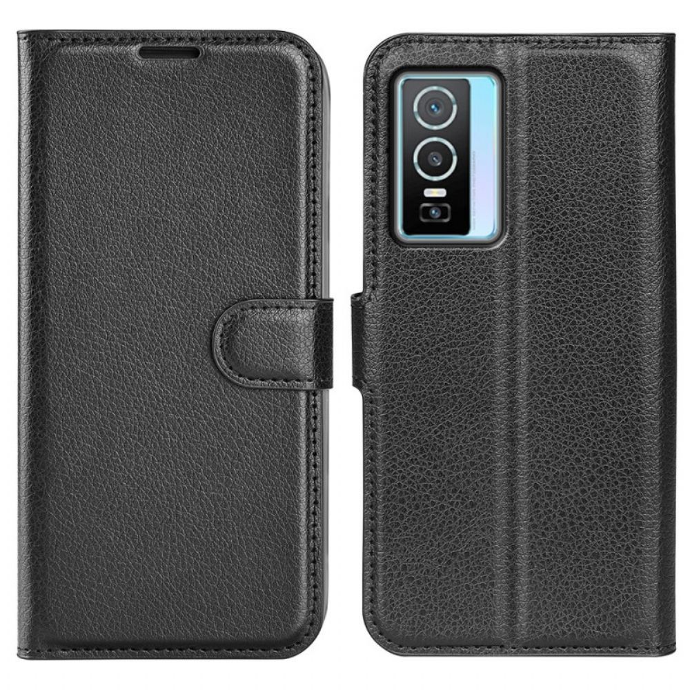 Flip Case Für Vivo Y76 5G Klassisch