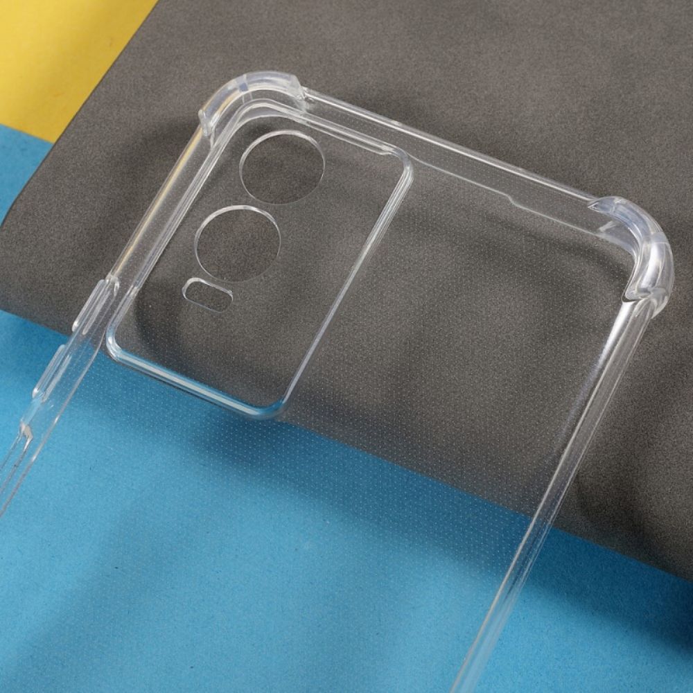 Hülle Für Vivo Y76 5G Transparente Verstärkte Ecken