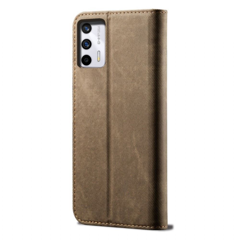 Schutzhülle Für Realme GT 5G Flip Case Jeansstoff