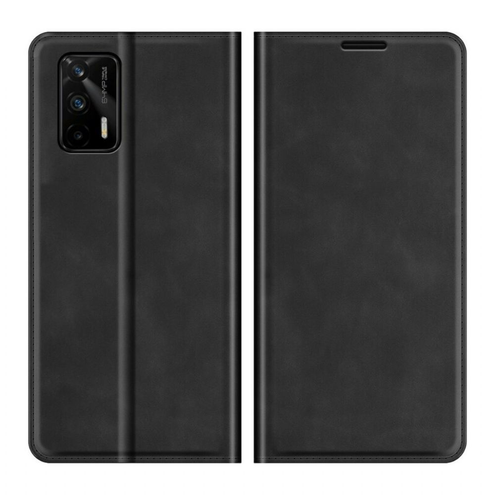 Schutzhülle Für Realme GT 5G Flip Case Style Ledernähte