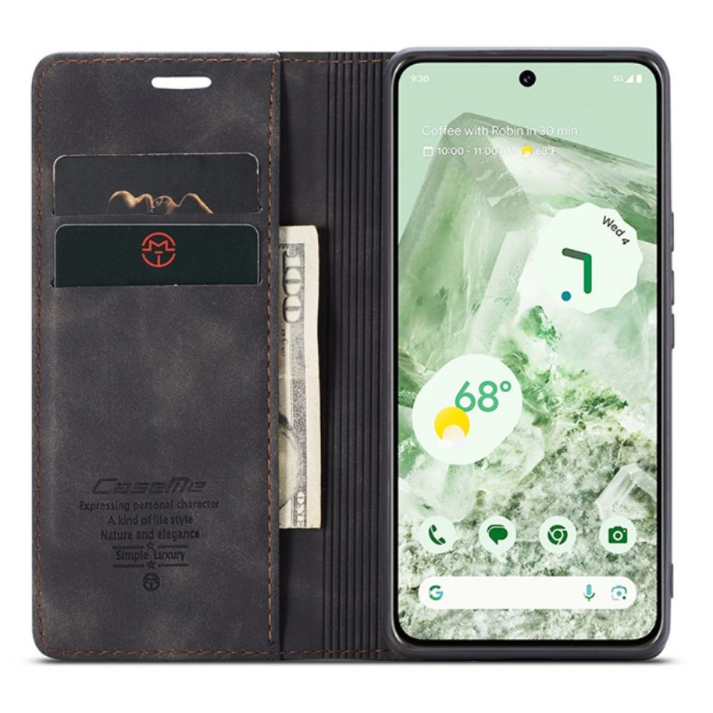 Flip Case Für Google Pixel 8a Caseme Wildledereffekt