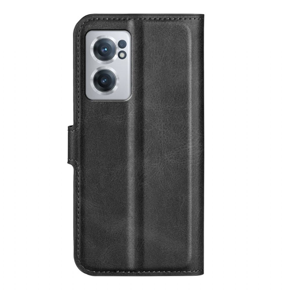 Flip Case Für OnePlus Nord CE 2 5G Gegerbtes Kunstleder