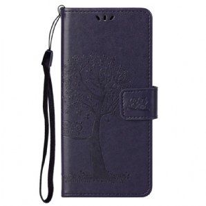 Flip Case Für OnePlus Nord CE 2 5G Gravierter Baum