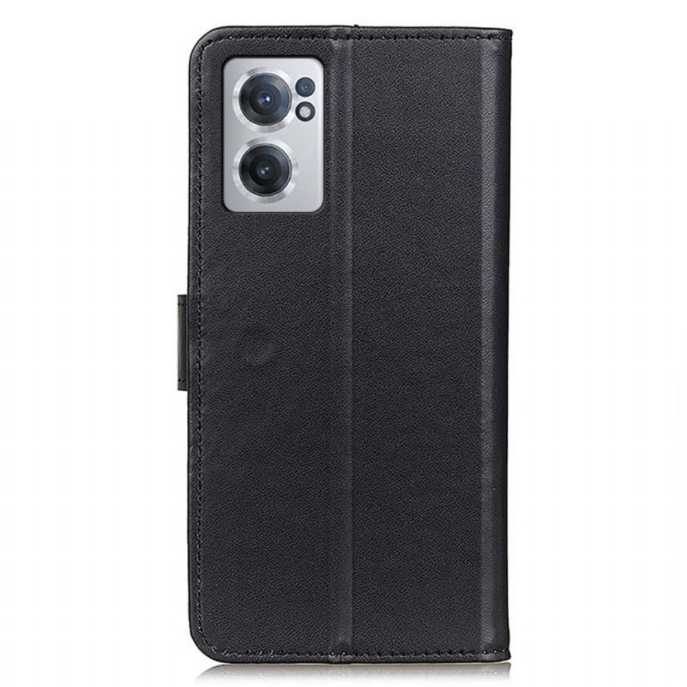 Flip Case Für OnePlus Nord CE 2 5G Kunstleder Gegen Fingerabdrücke