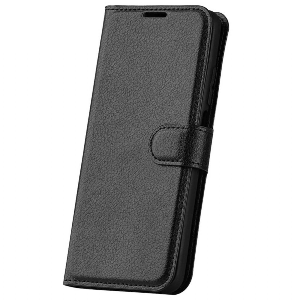 Flip Case Für OnePlus Nord CE 2 5G Kunstleder Litschi