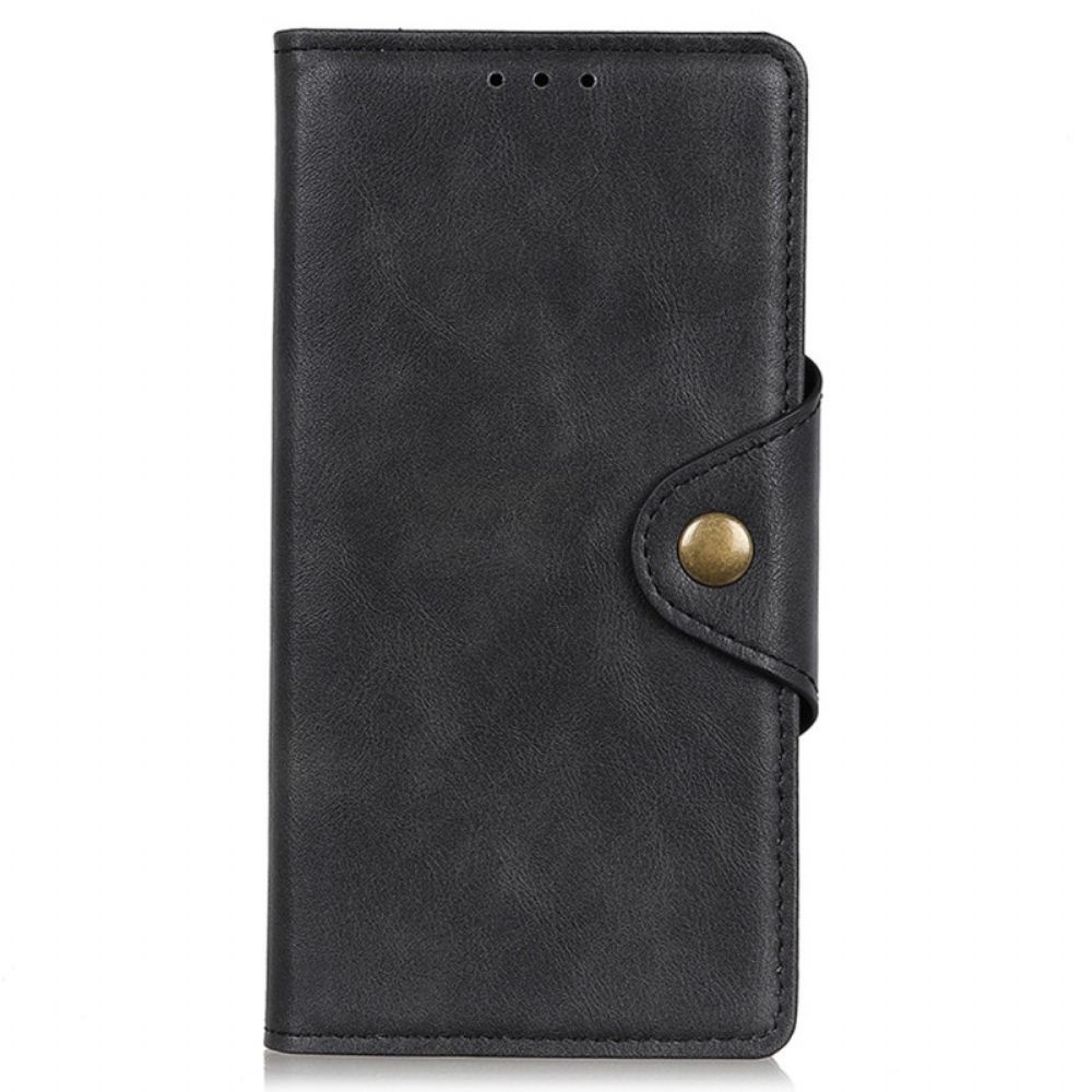 Flip Case Für OnePlus Nord CE 2 5G Kunstleder Mit Knopf