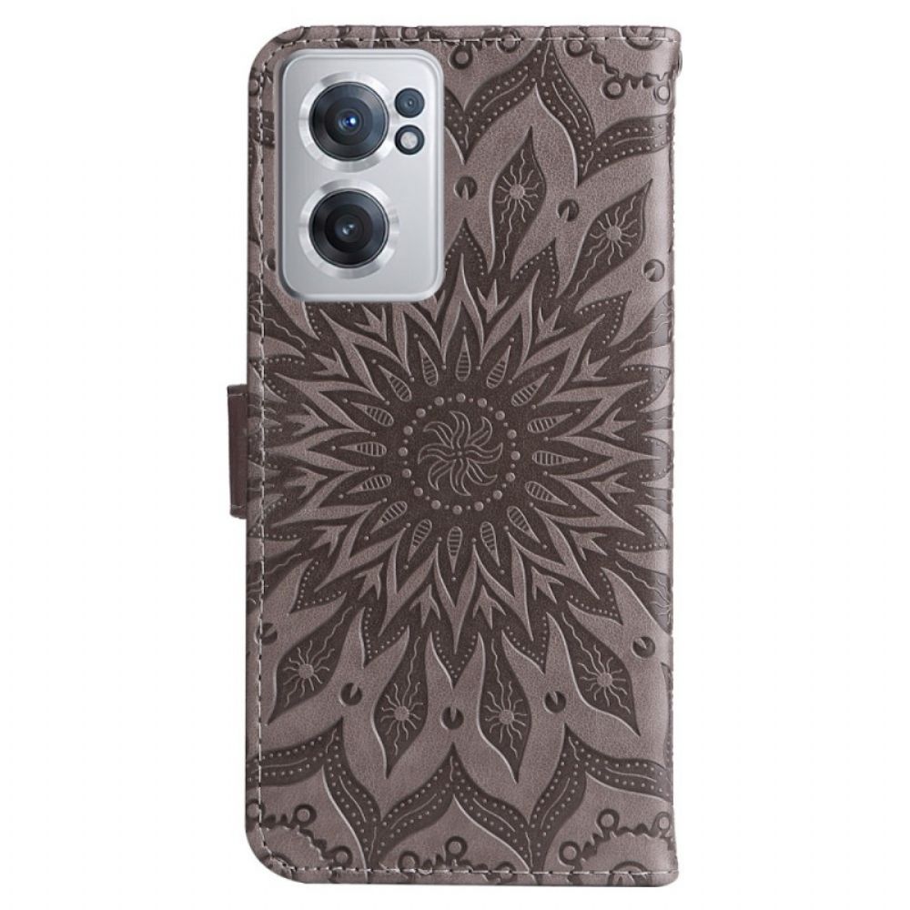 Flip Case Für OnePlus Nord CE 2 5G Mandala-textur