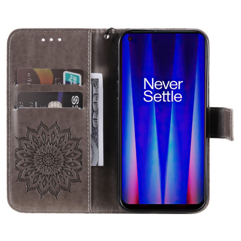 Flip Case Für OnePlus Nord CE 2 5G Mandala-textur