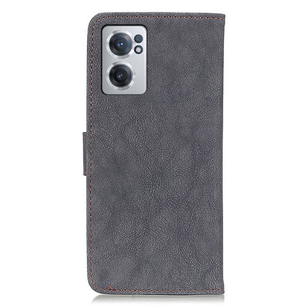 Flip Case Für OnePlus Nord CE 2 5G Retro Kazneh