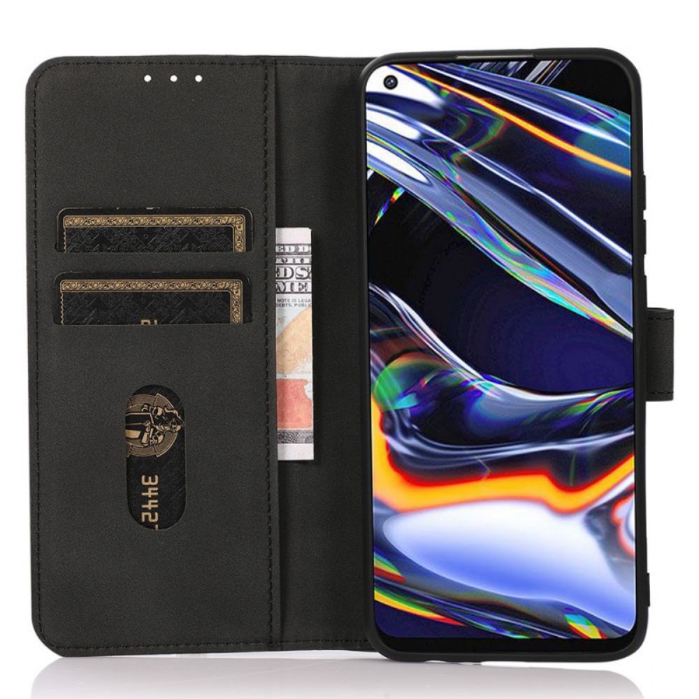 Flip Case Für OnePlus Nord CE 2 5G Texturiertes Kunstleder Kazneh