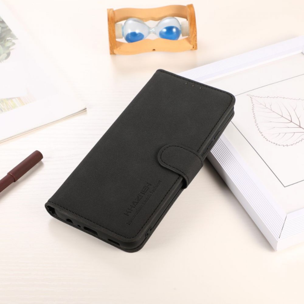 Flip Case Für OnePlus Nord CE 2 5G Texturiertes Kunstleder Kazneh