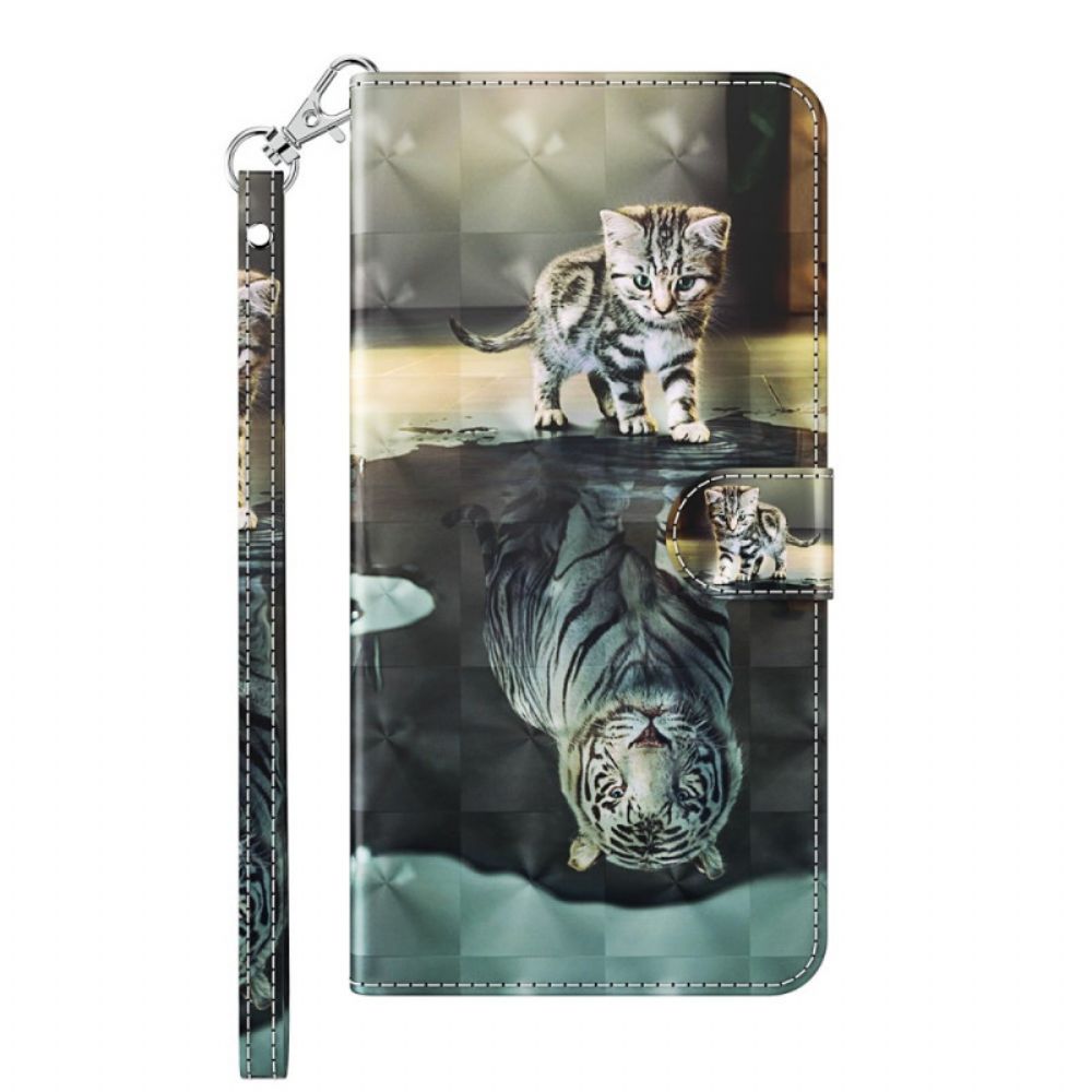 Flip Case Für OnePlus Nord CE 2 5G Zukünftiger Tiger