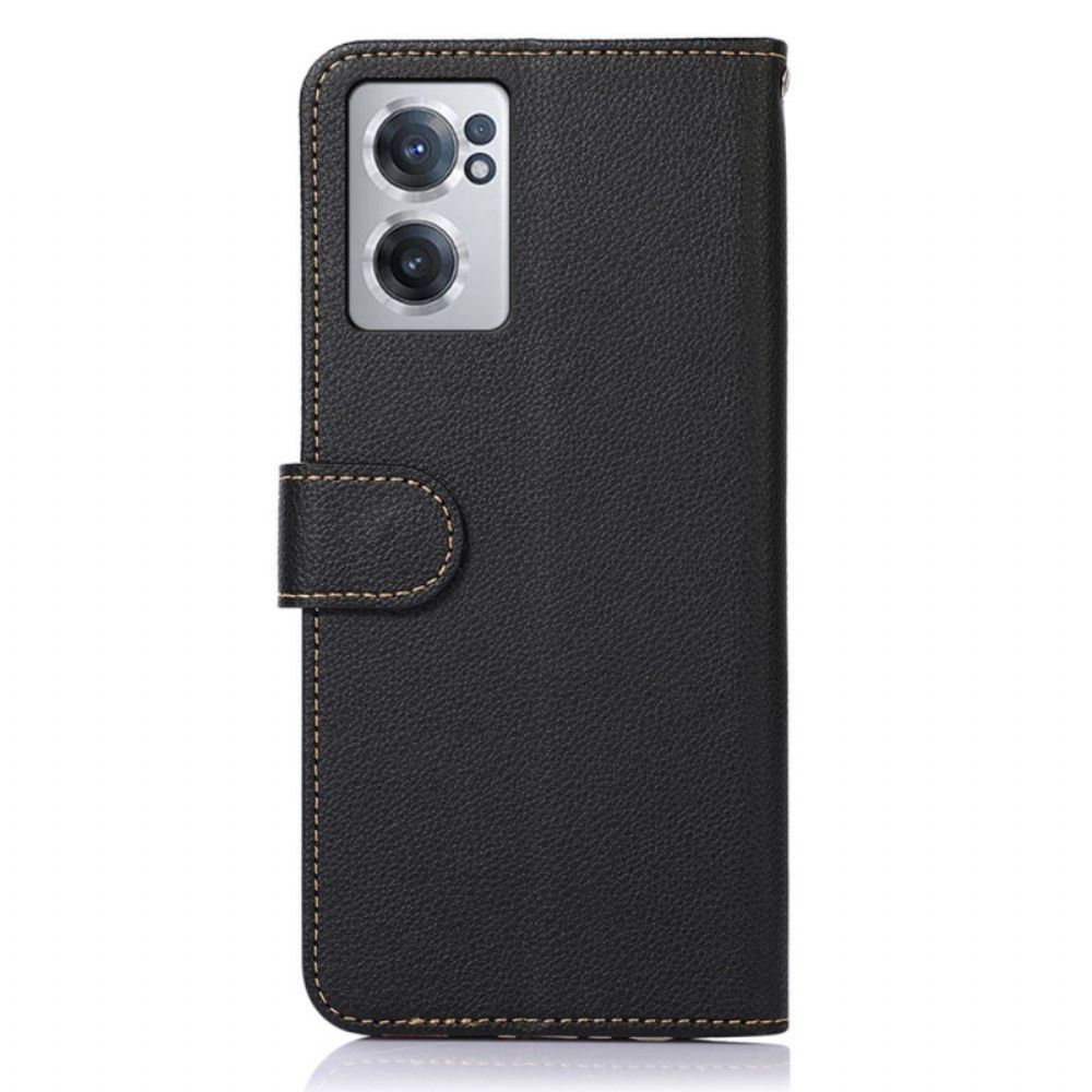 Flip Case Für OnePlus Nord CE 2 5G Zweifarbige Kazneh