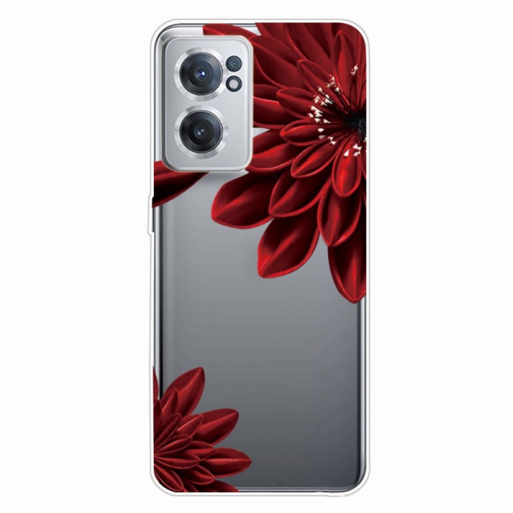 Handyhülle Für OnePlus Nord CE 2 5G Scharlachrote Blume