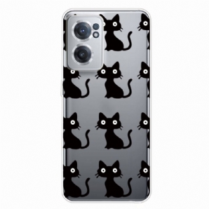 Handyhülle Für OnePlus Nord CE 2 5G Schwarze Katzen