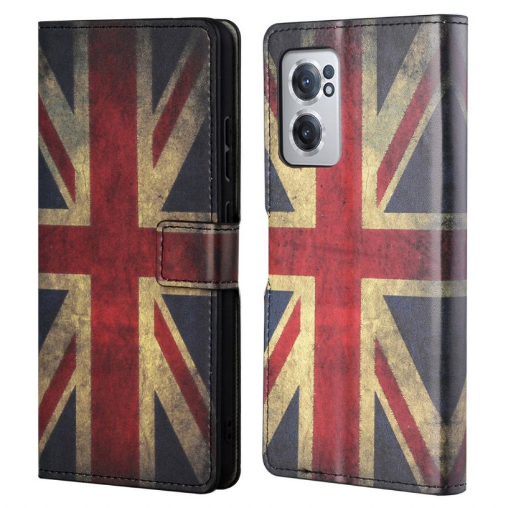 Lederhüllen Für OnePlus Nord CE 2 5G Britische Flagge