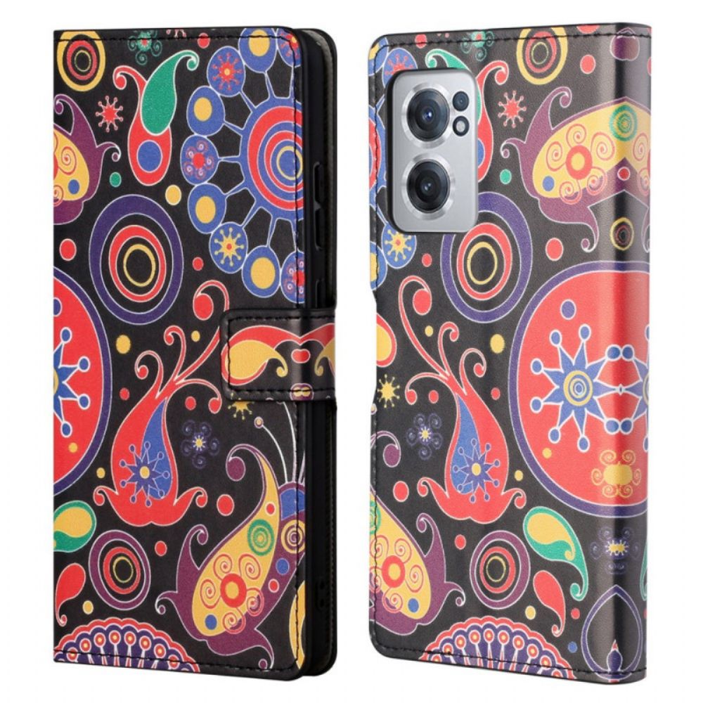 Lederhüllen Für OnePlus Nord CE 2 5G Psychedelika