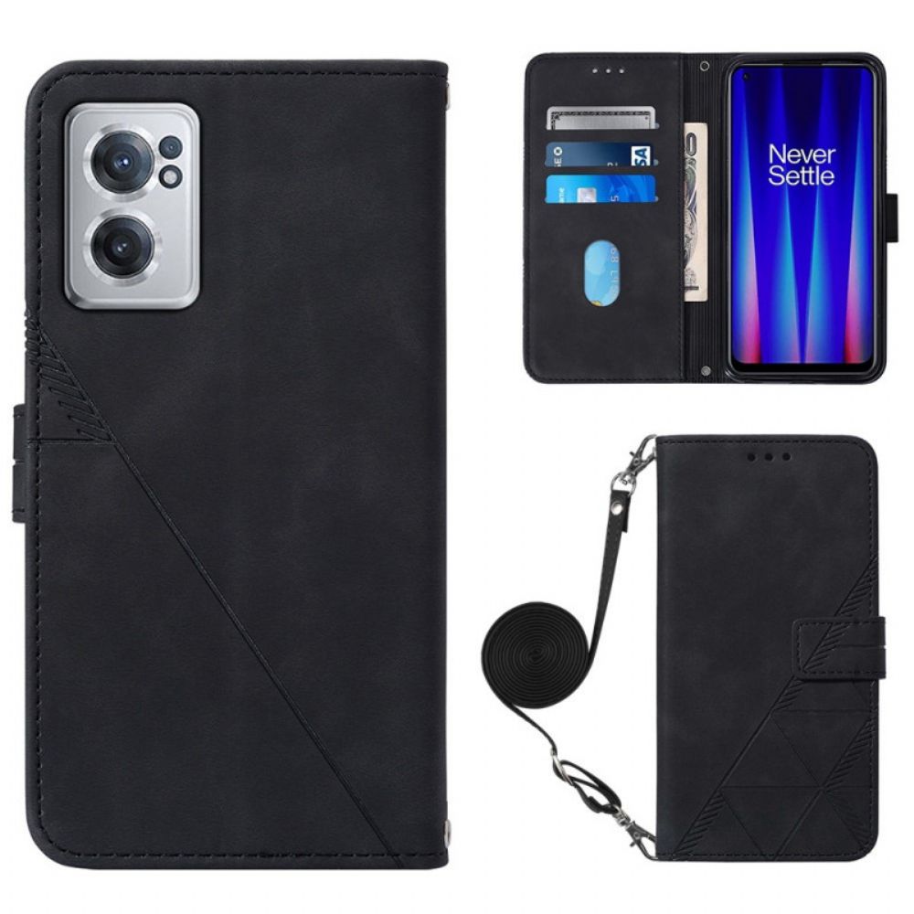 Lederhüllen Für OnePlus Nord CE 2 5G Yb Imecrinting Handtasche