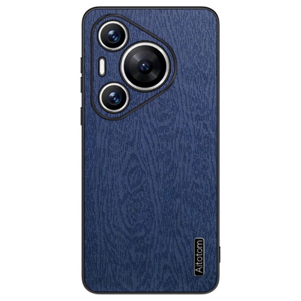 Hülle Huawei Pura 70 Pro Holzstruktur