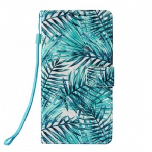 Flip Case Für Samsung Galaxy S10e Blätter