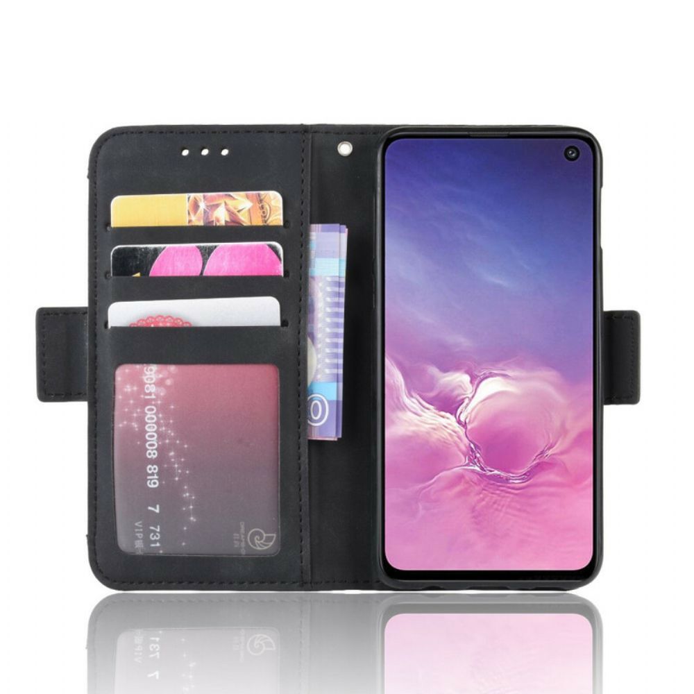 Flip Case Für Samsung Galaxy S10e Erstklassige Multi-karte