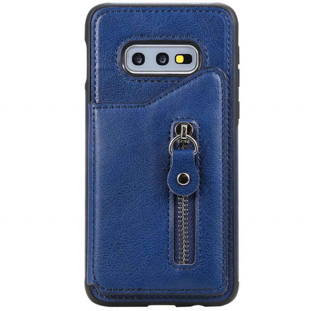 Handyhülle Für Samsung Galaxy S10e Geldbörse Hands Free Support Wallet