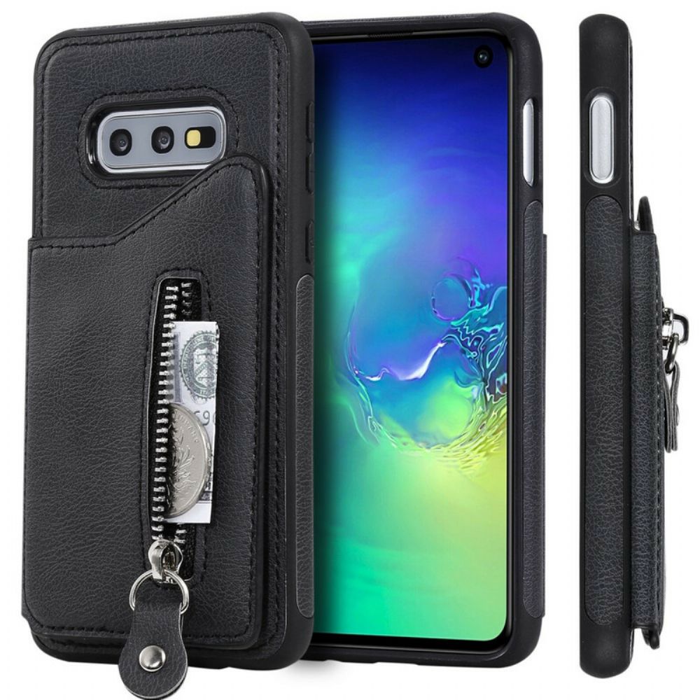 Handyhülle Für Samsung Galaxy S10e Geldbörse Hands Free Support Wallet