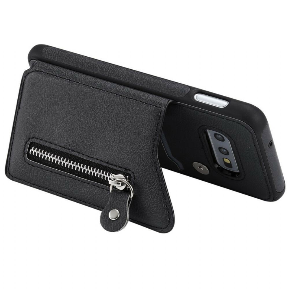 Handyhülle Für Samsung Galaxy S10e Geldbörse Hands Free Support Wallet