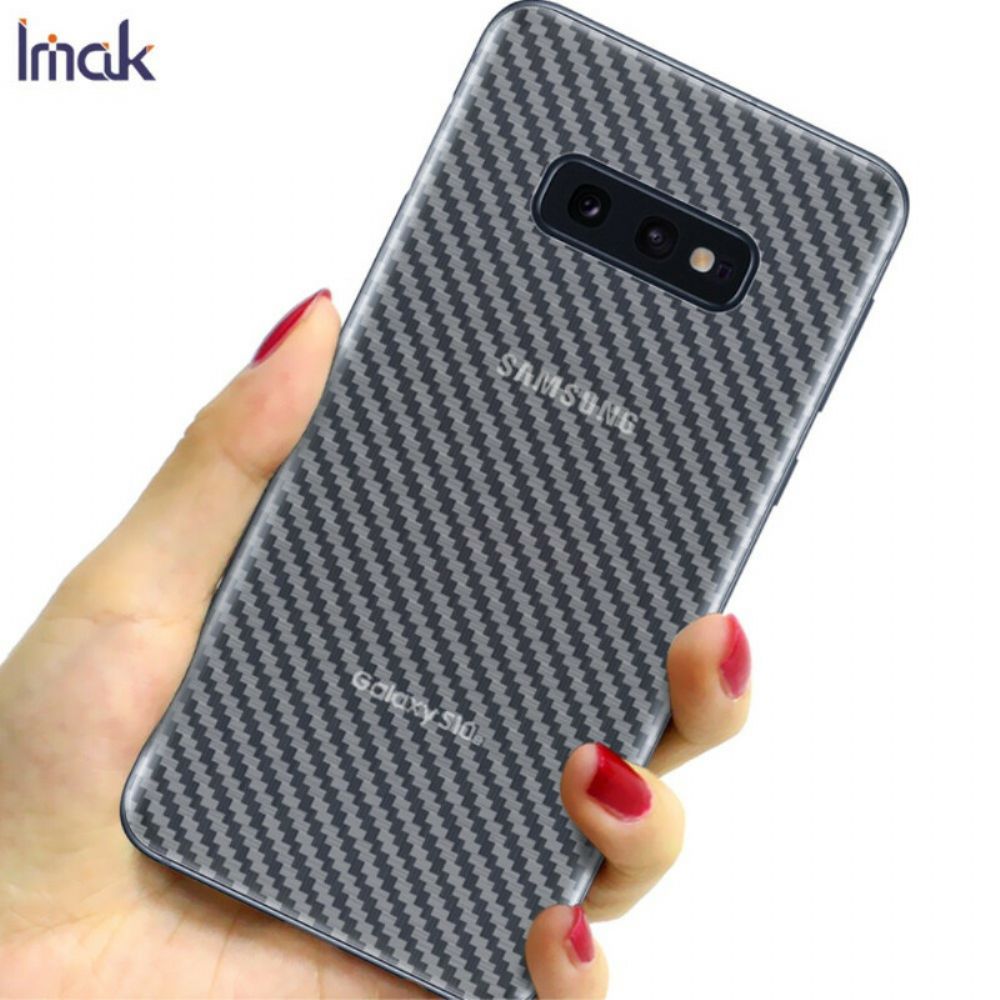 Hintere Schutzfolie Für Samsung Galaxy S10E Carbon Style Imak