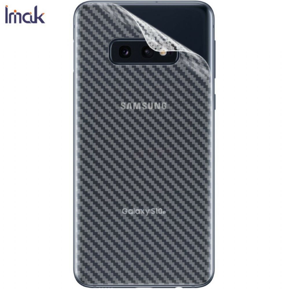 Hintere Schutzfolie Für Samsung Galaxy S10E Carbon Style Imak