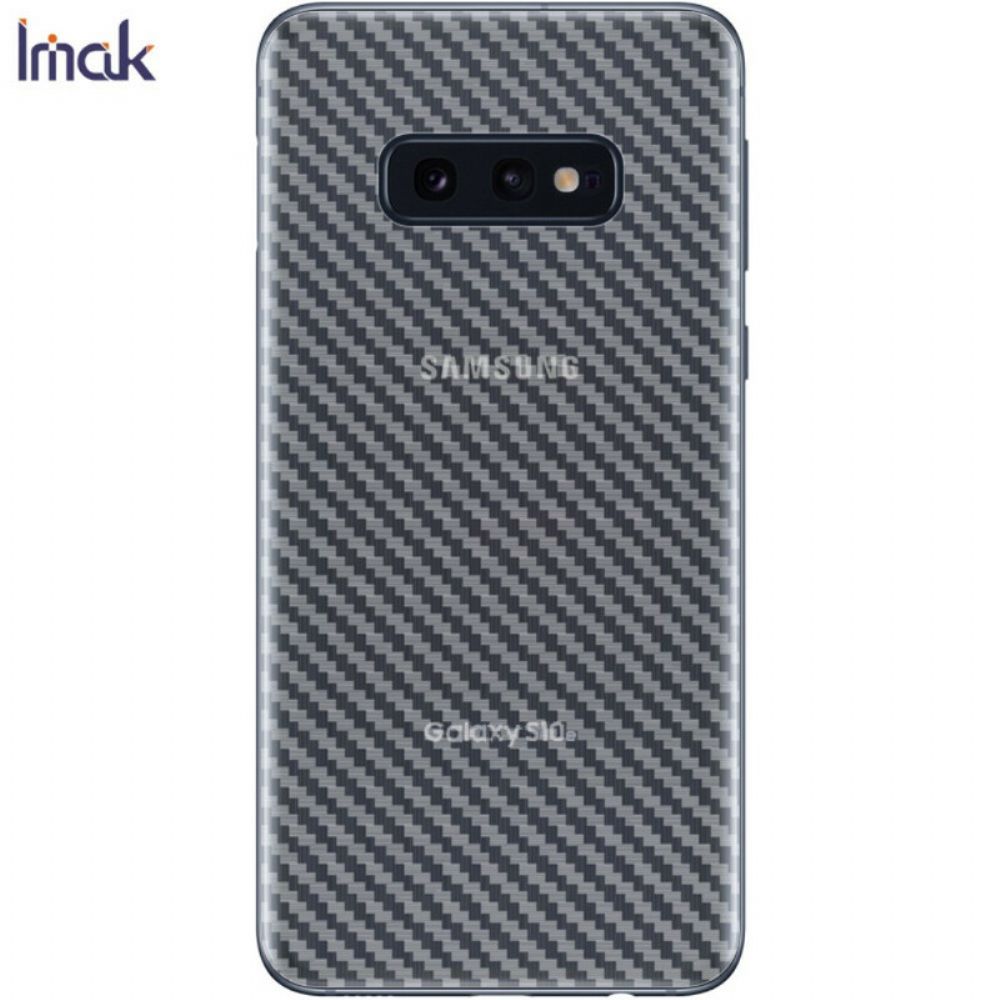 Hintere Schutzfolie Für Samsung Galaxy S10E Carbon Style Imak