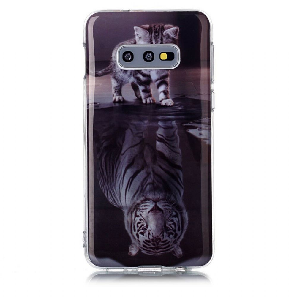 Hülle Für Samsung Galaxy S10e Ernst Der Tiger