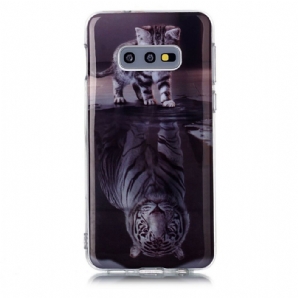 Hülle Für Samsung Galaxy S10e Ernst Der Tiger