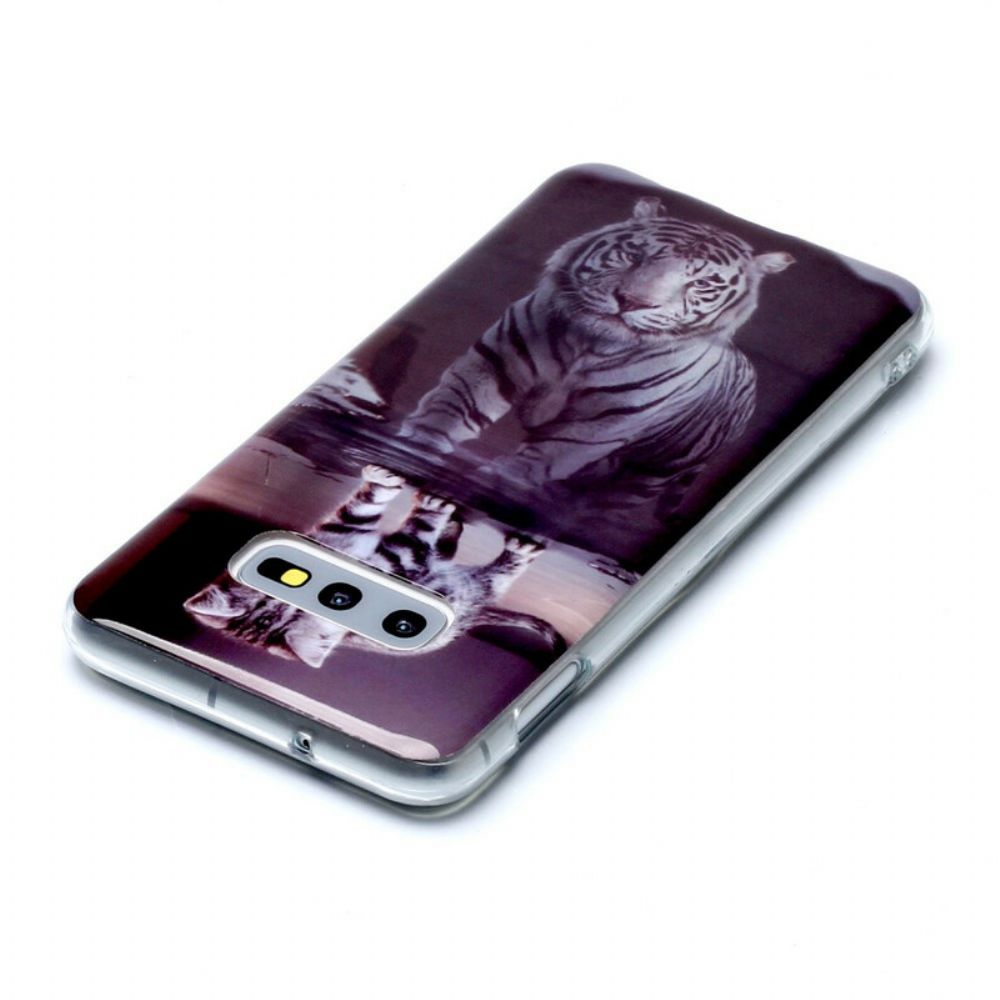 Hülle Für Samsung Galaxy S10e Ernst Der Tiger