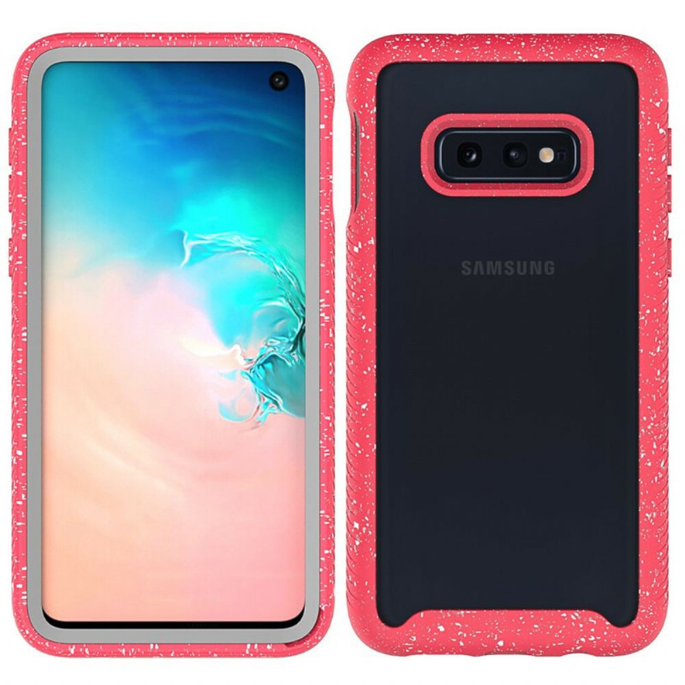 Hülle Für Samsung Galaxy S10e Paillettenrand-design