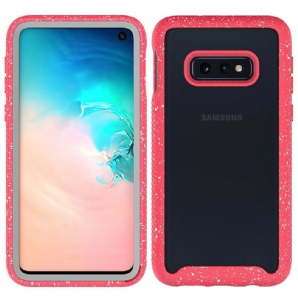 Hülle Für Samsung Galaxy S10e Paillettenrand-design