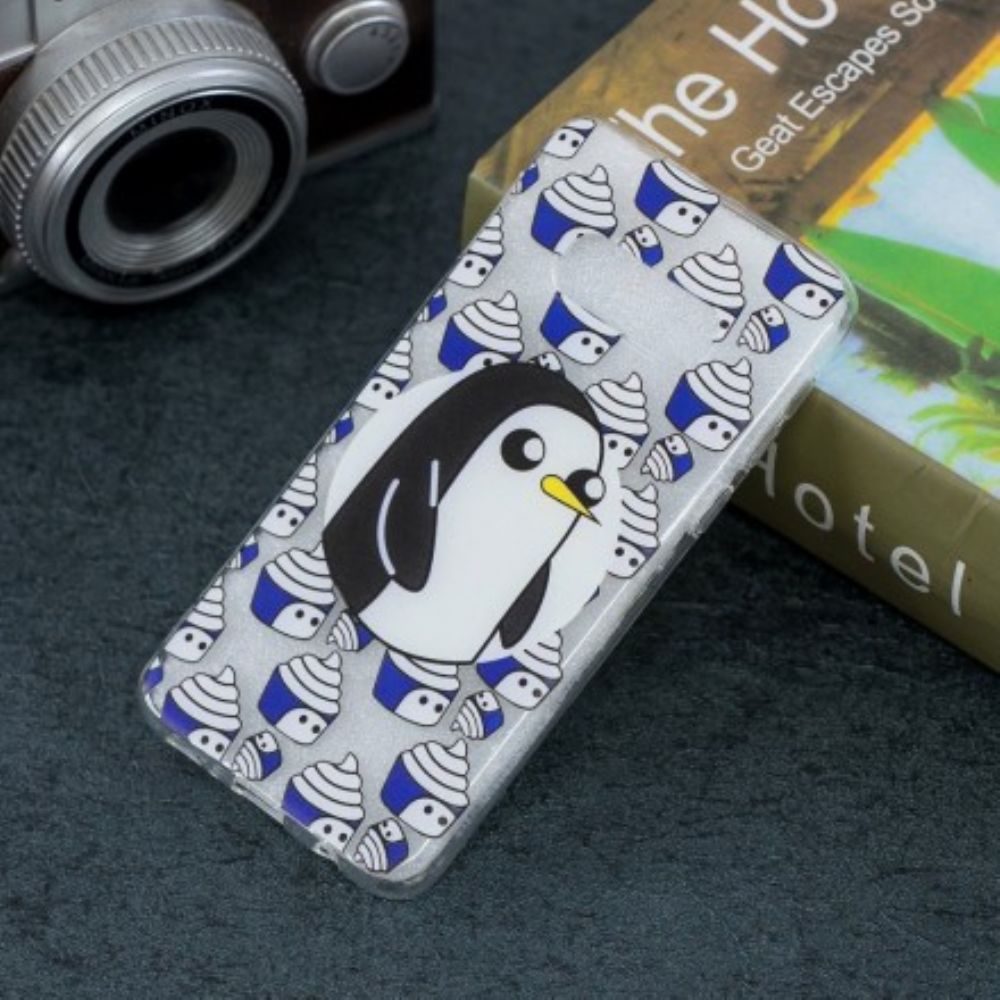 Hülle Für Samsung Galaxy S10e Transparente Pinguine